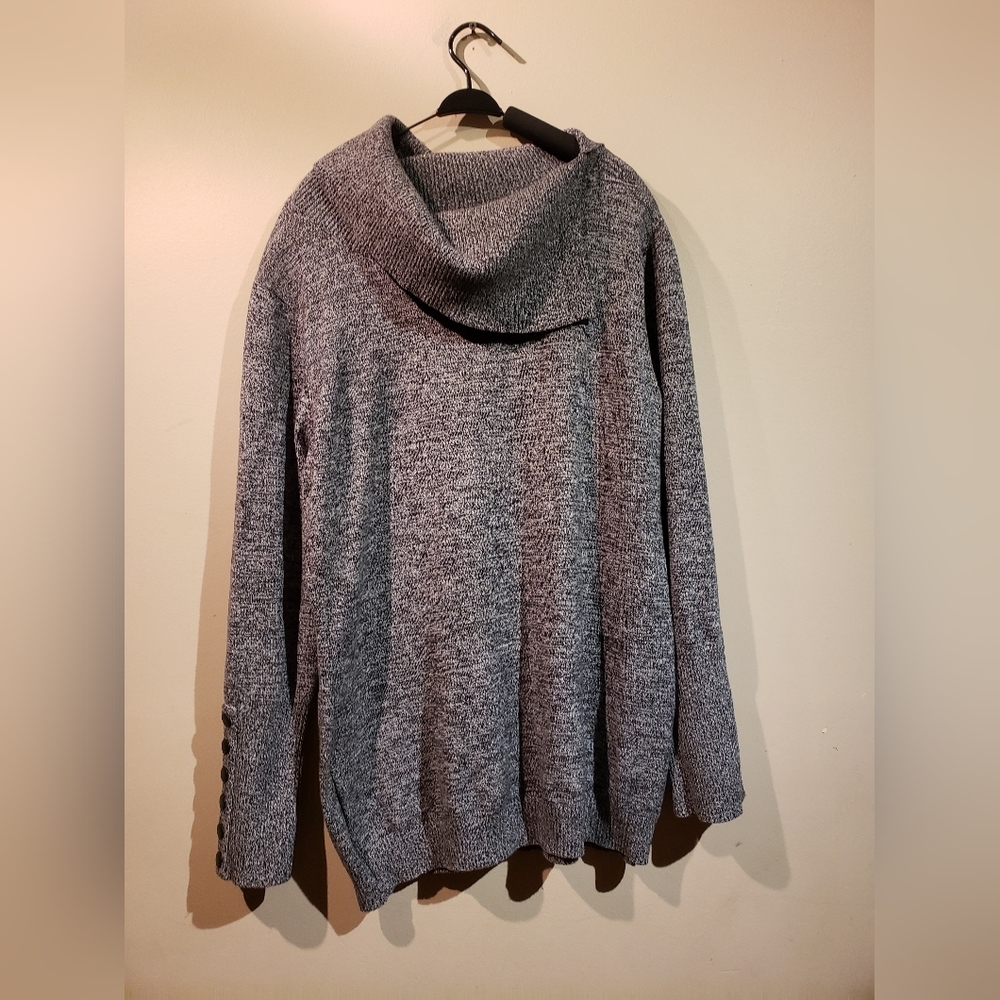 NWOT Cowl Neck With Split Detail Sweater